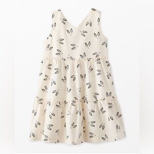 Hanna Andersson Cream Bunny Print Dress